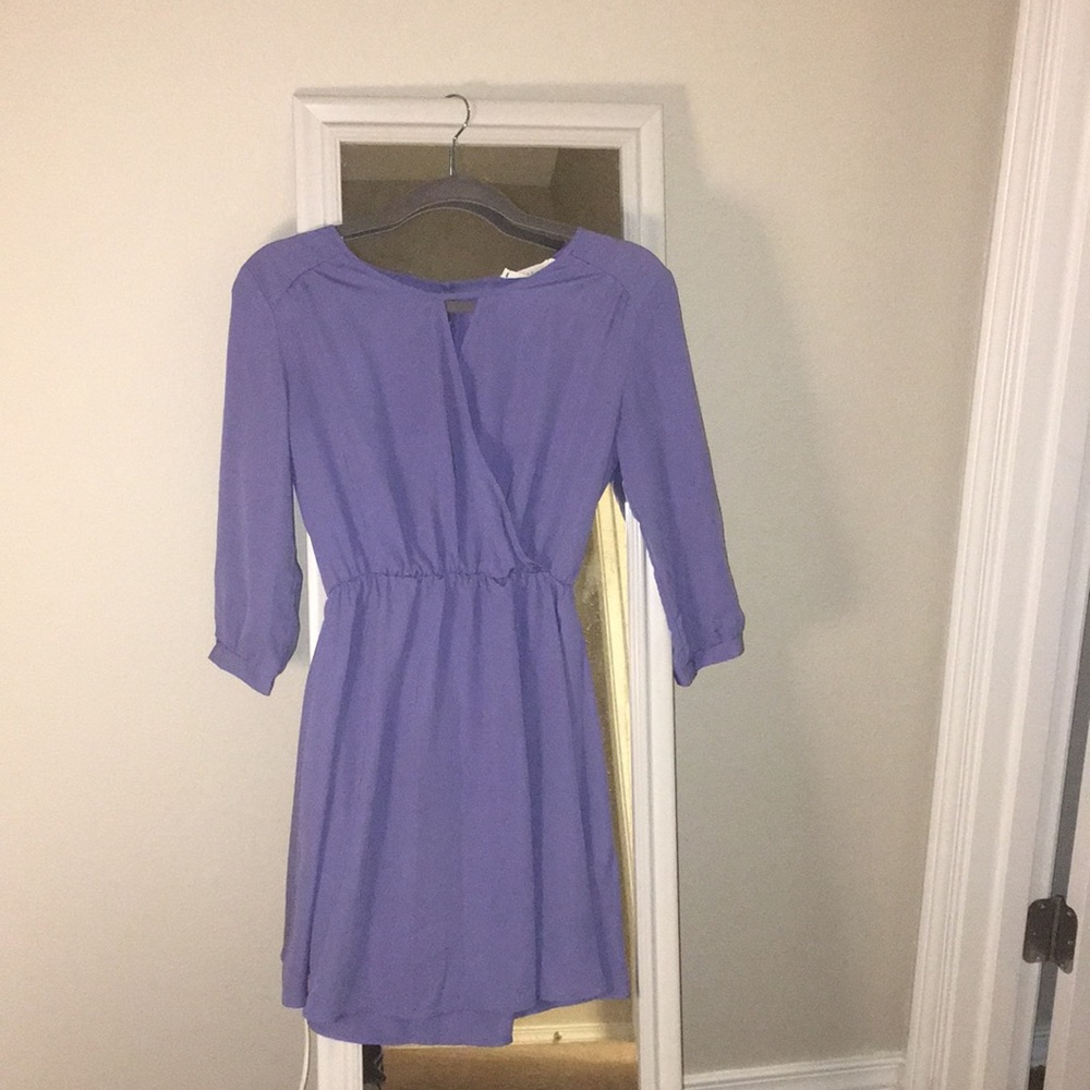 LUSH Light Purple Cutout Dress